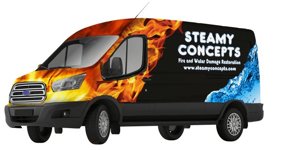 Water Damage Mold Remediation Removal Van