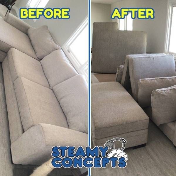 Upholstery Cleaning Results