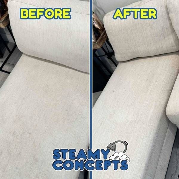 Upholstery Cleaning Results