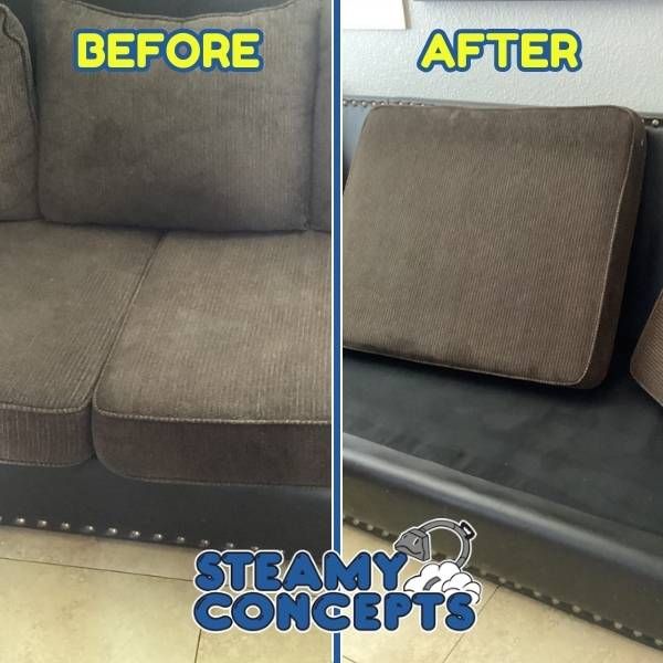 Upholstery Cleaning Results