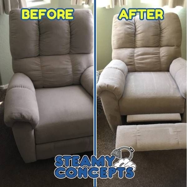 Upholstery Cleaning Results