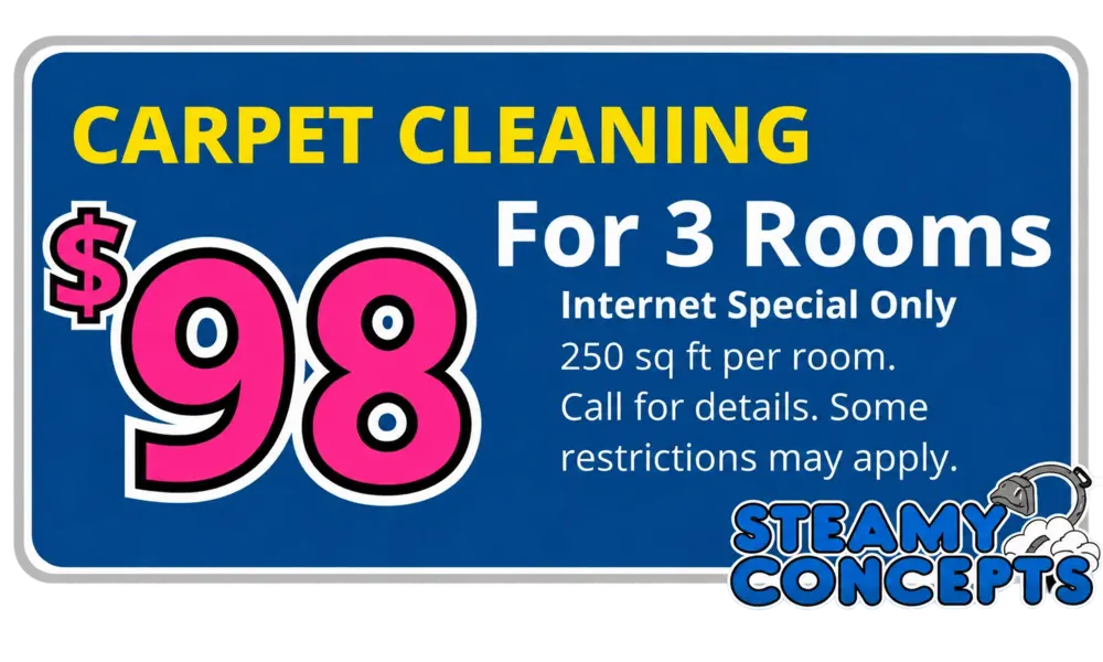 3 Rooms for $98 Coupon