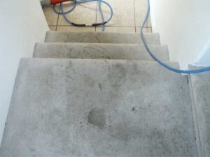 Green Valley Carpet Cleaning and stairs before service.