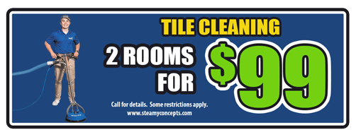Tile & Grout Cleaning Coupon for 2 Rooms in Tucson & Phoenix