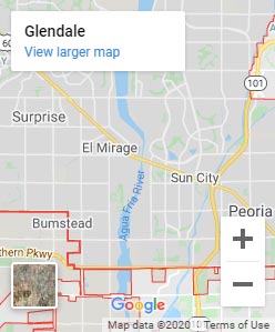 Glendale Steamy Concepts Location Map