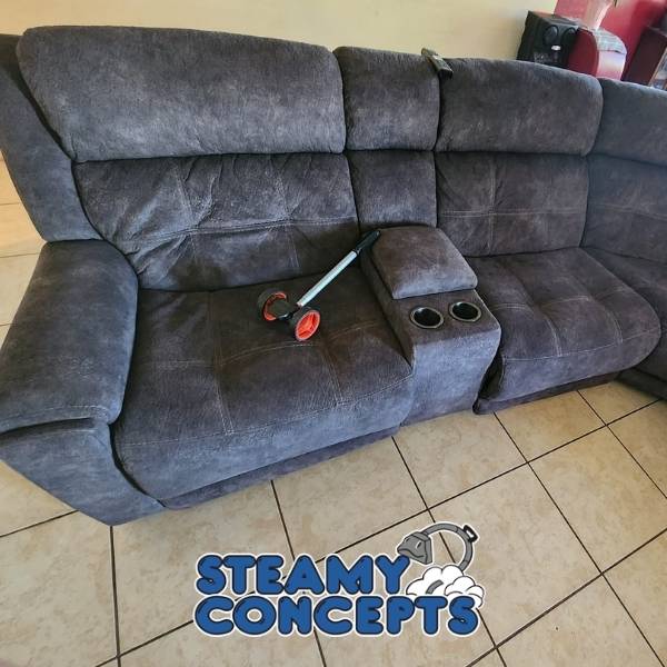 Upholstery Cleaning Results