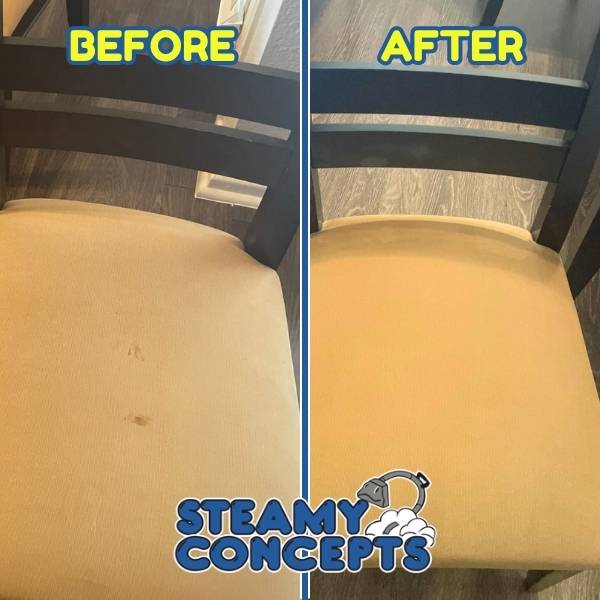 Upholstery Cleaning Results
