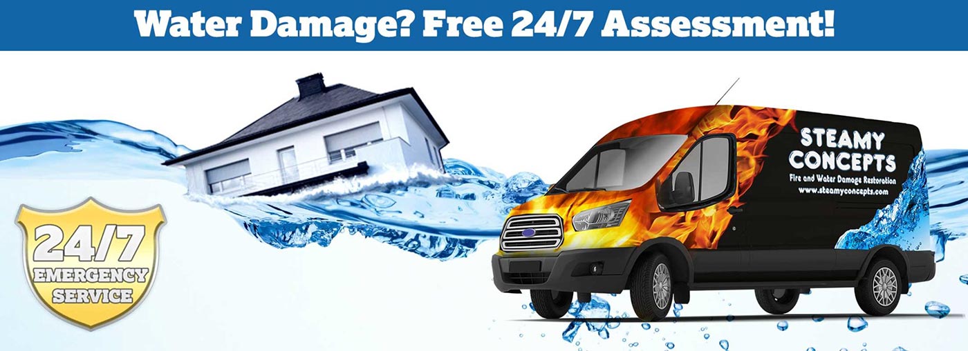 Water Damage Restoration Service From Steamy Concepts